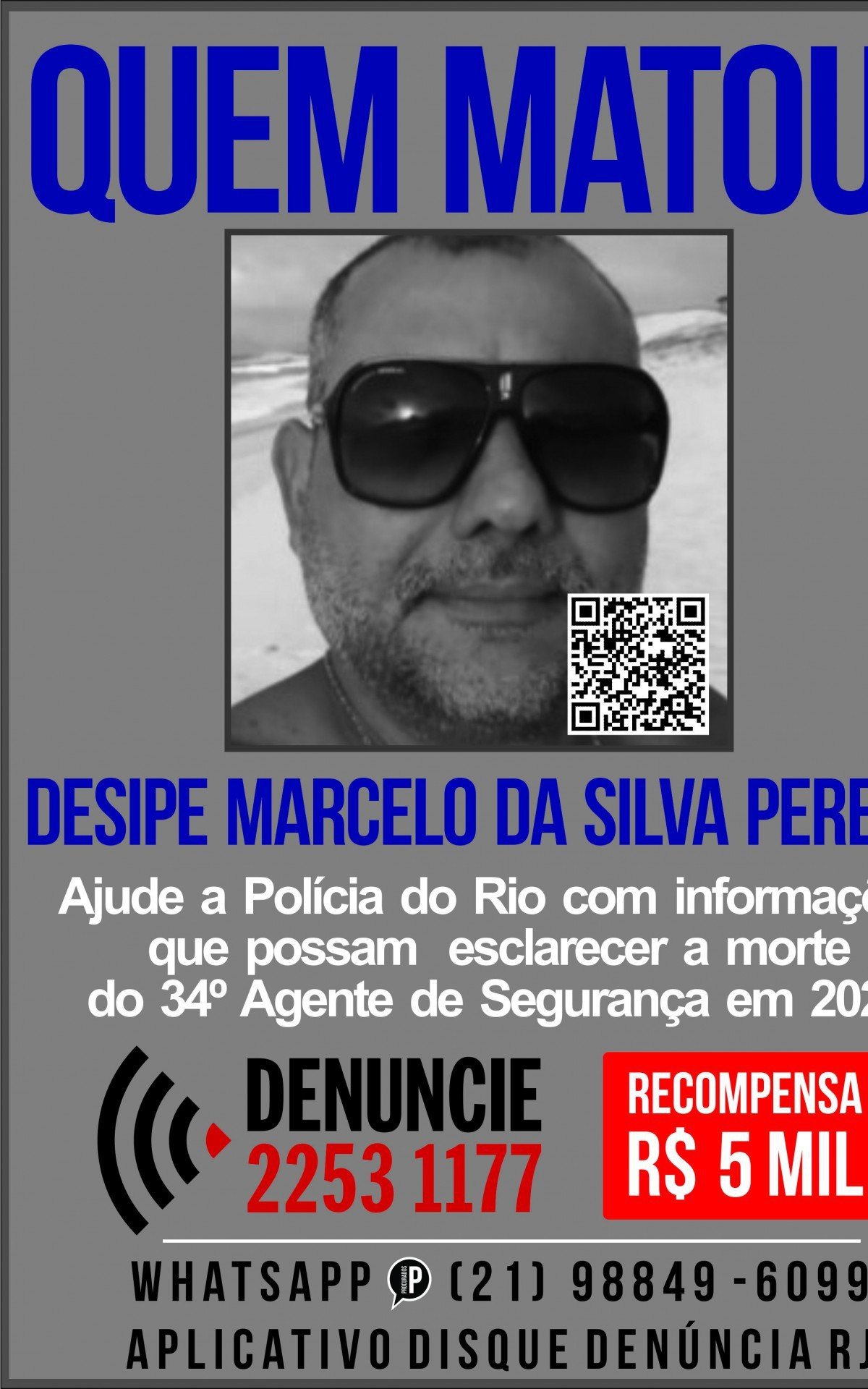 Portal dos Procurados pede informações sobre envolvidos na morte de policial penal na Pavuna - Divulgação / Portal dos Procurados