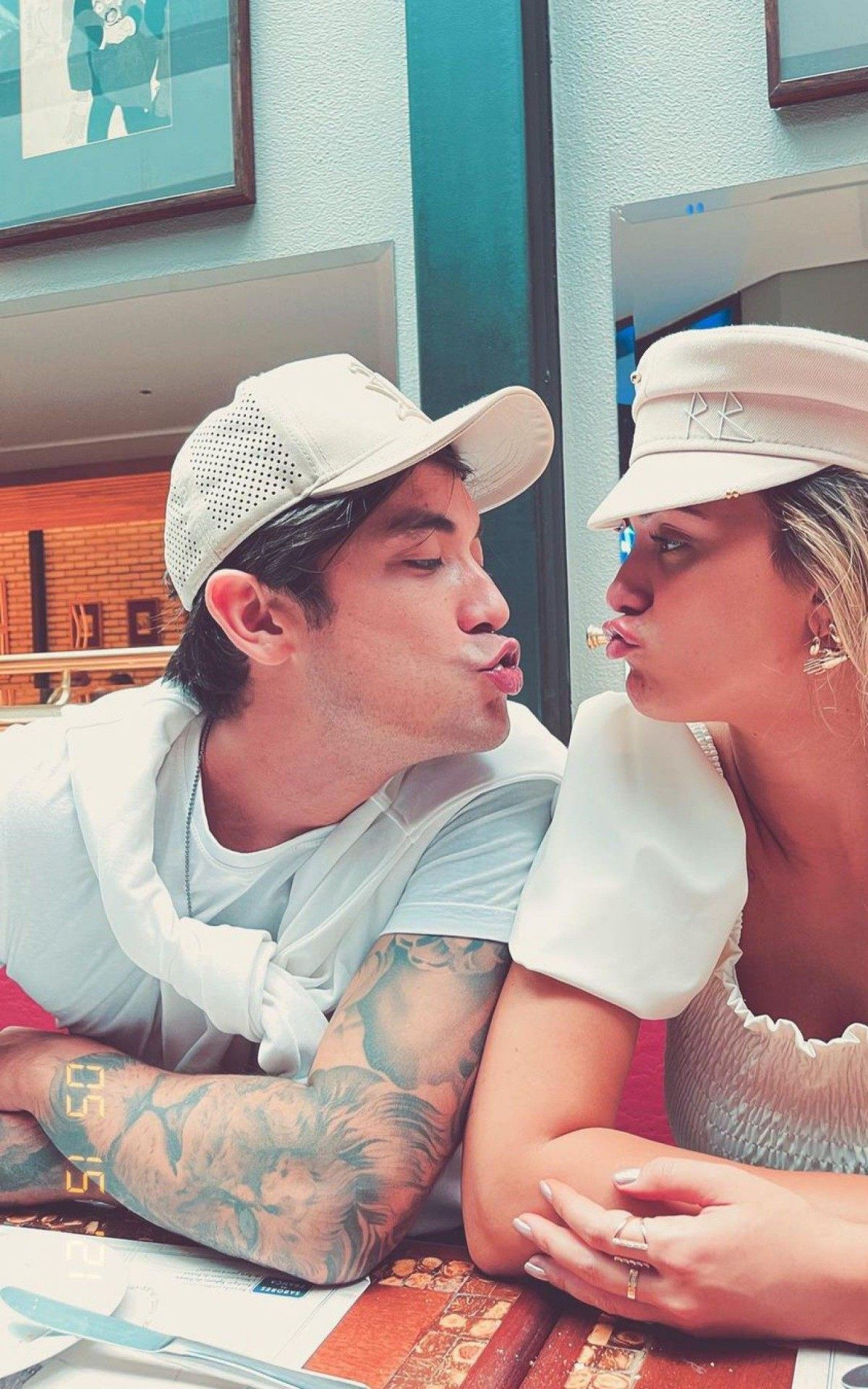 Daniel Caon e Rafa Kalimann