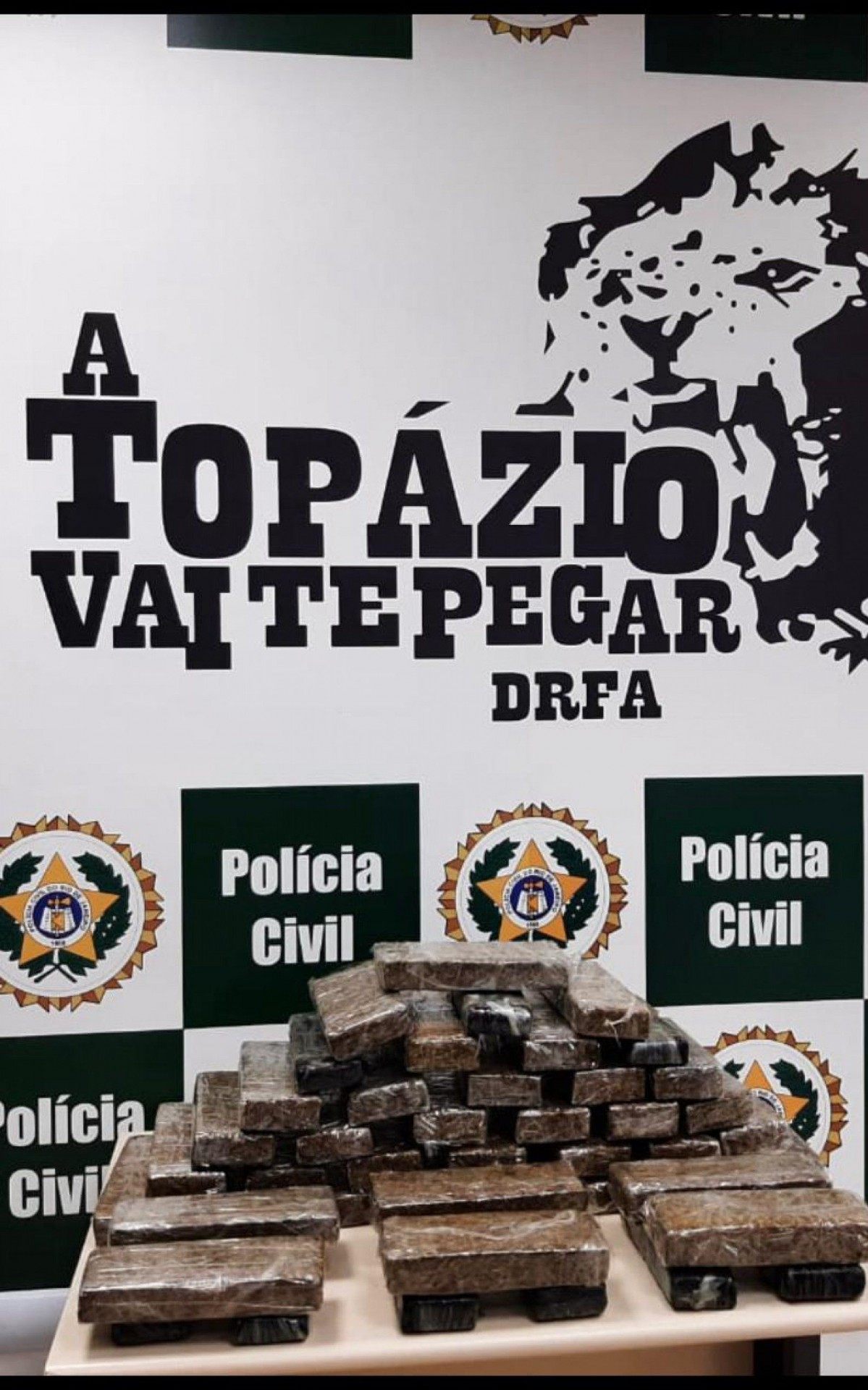Drogas apreendidas pela Pol&iacute;cia DRFA