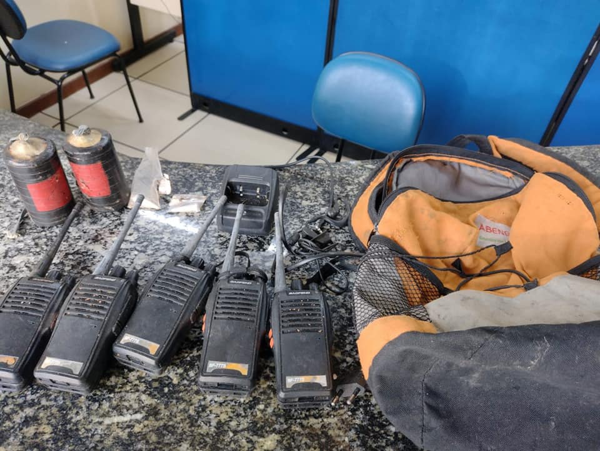 Em Vassouras, PM apreende granadas que seriam do Comando Vermelho