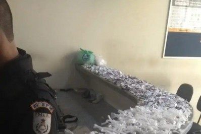 Ação do 29° BPM apreende carga de drogas durante buscas em área de mata