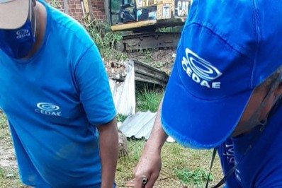 Ação da Cedae desfaz 21 gatos na Zona Oeste do Rio