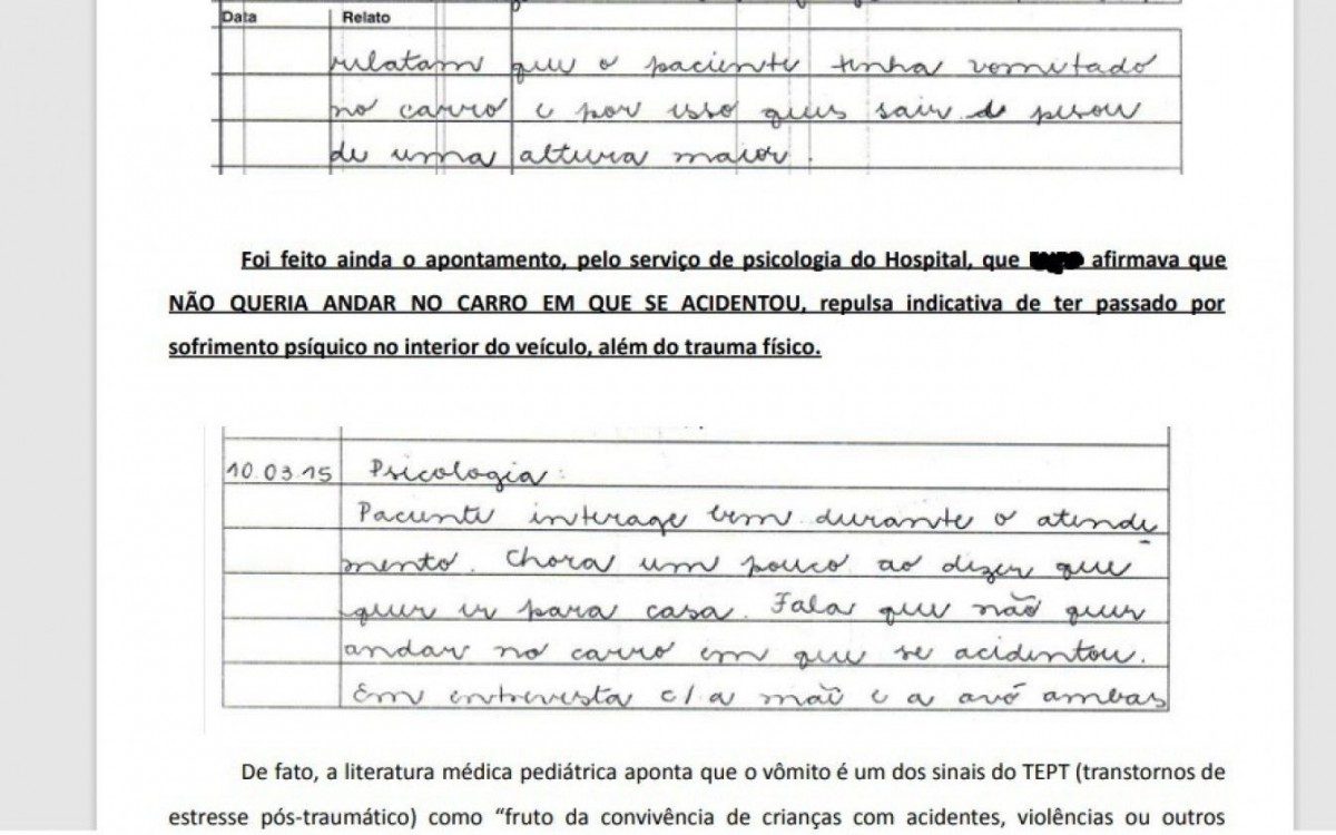 Relatório médico indicaria que filho de Débora sofreu agressões - Reprodução