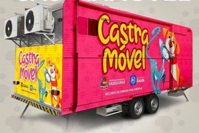 Vassouras recebe unidade móvel para castração de animais