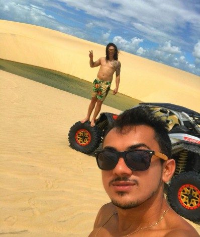 Whindersson e o irmão Hidelvan Nunes  - Reprodução Instagram