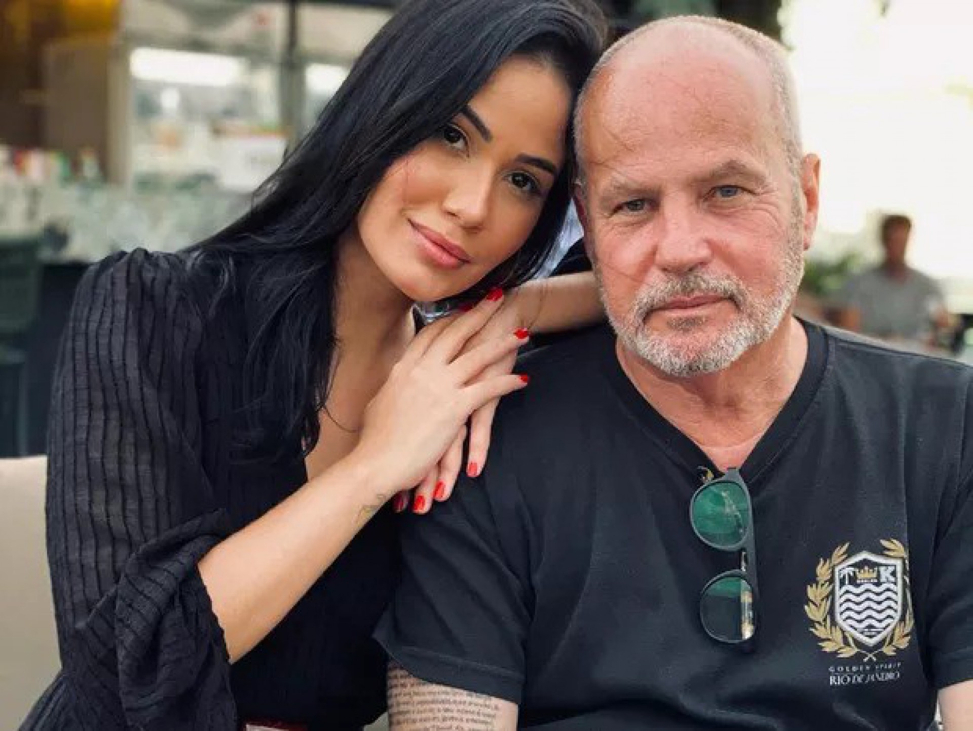 Jayme Monjardim e a namorada Anne Marques - Reprodução