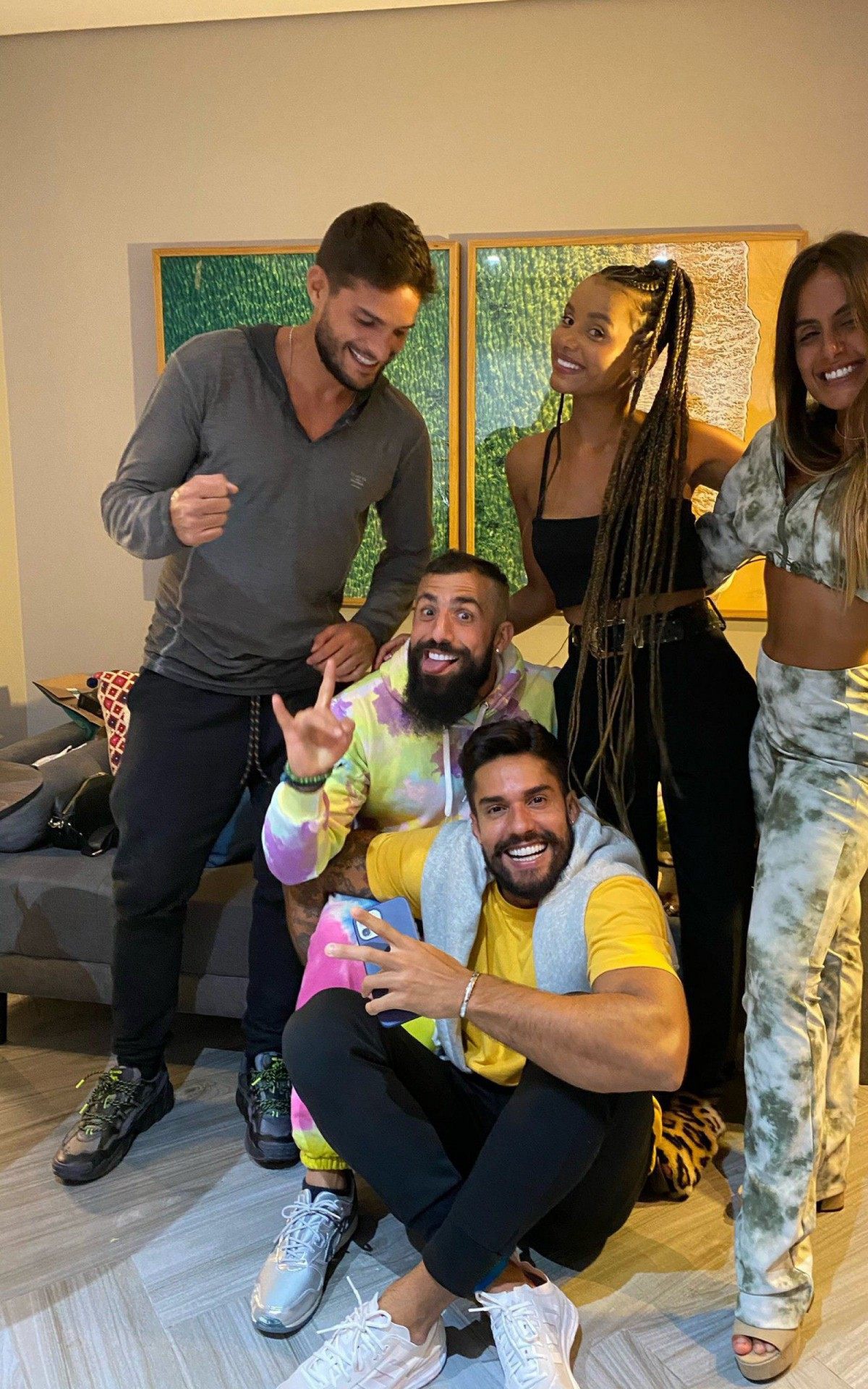Andr&eacute;, Arcrebiano, Carol Peixinho, Gleici e Kaysar