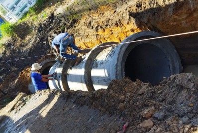 Obras em avenida e retorno de acesso a SG prometem fluir chuva e trânsito