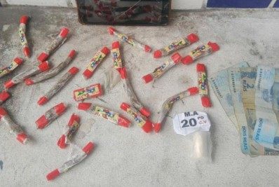 Mulher é presa por tráfico em Monte Alto, distrito de Arraial do Cabo