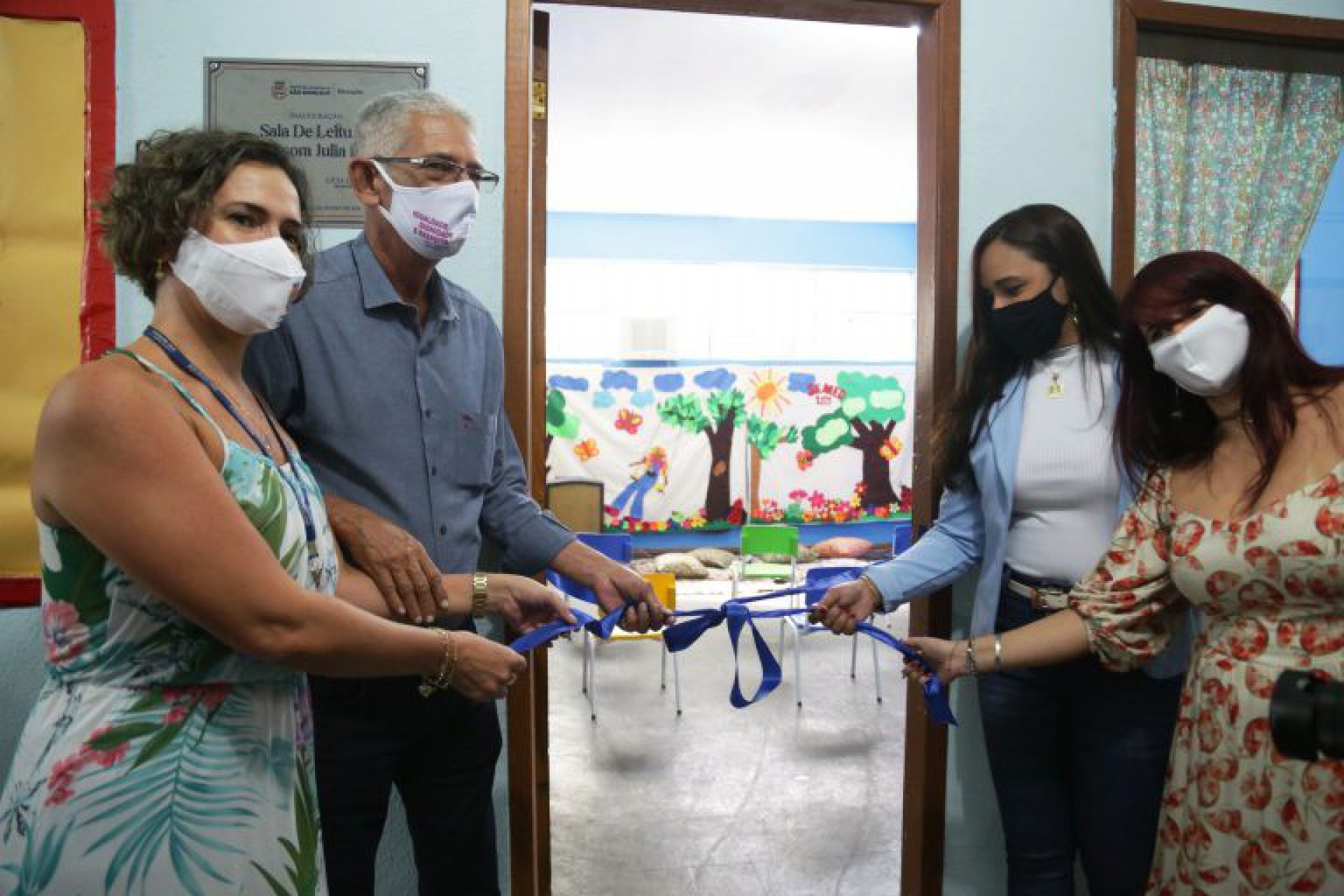 S&atilde;o Gon&ccedil;alo inaugura oitava sala de leitura aberta &agrave; comunidade escolar