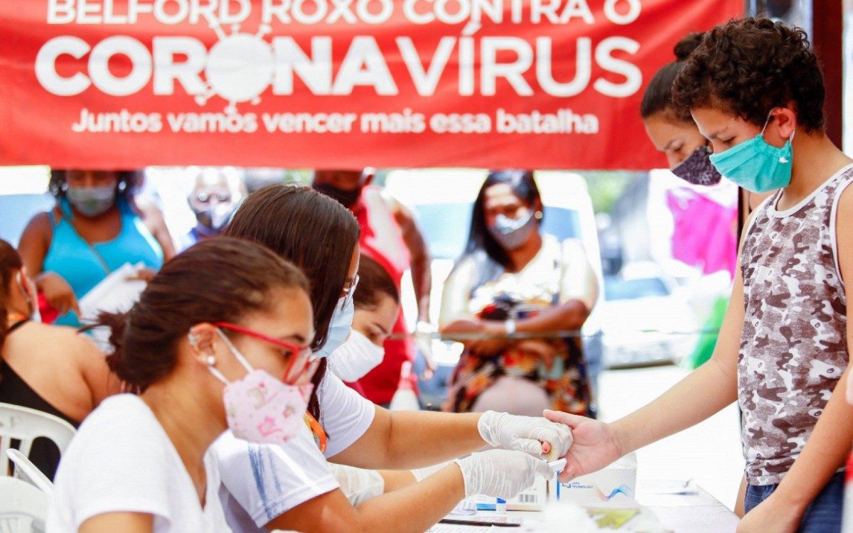 O município realizou mais de cem mil testes rápidos gratuitos como forma de detectar os sintomas da Covid– 9