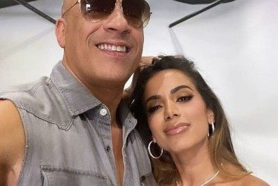 Anitta posa com Vin Diesel após confirmar música em 'Velozes e Furiosos'