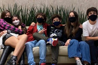 Atores mirins de 'Gênesis' promovem encontro divertido no último capítulo de fase da trama