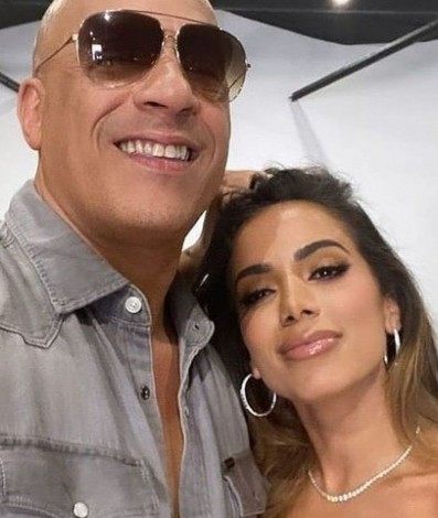 Anitta e Vin Diesel - Reprodução de internet