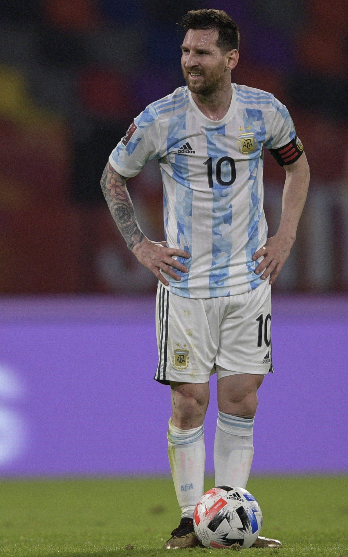 Messi voltou a jogar pela Argentina ap&oacute;s mais de um ano sem partidas da sele&ccedil;&atilde;o - AFP