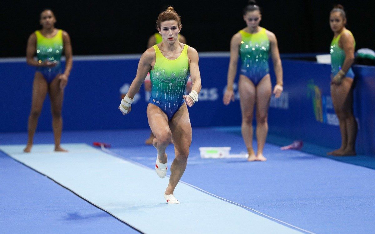 Jade Barbosa sofreu uma torção no joelho esquerdo e não poderá disputar a vaga em Tóquio no Pan de Ginástica Artística, que acontece no Rio