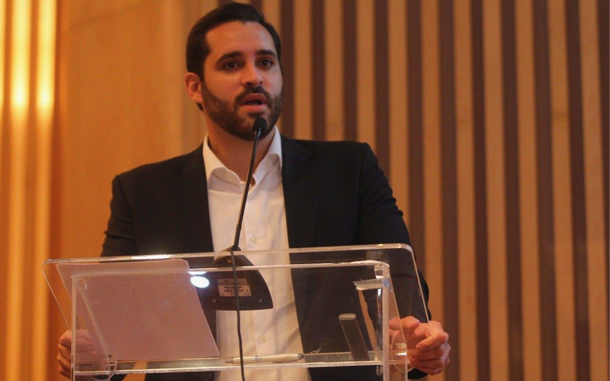 Prefeito Eduardo Paes lan&ccedil;a no Museu do Amanh&atilde;, pacote de a&ccedil;&otilde;es ambientais que visa melhorias at&eacute; 2030. Na foto,o Secret&aacute;rio Municipal de Meio Ambiente, Eduardo Cavalieri.