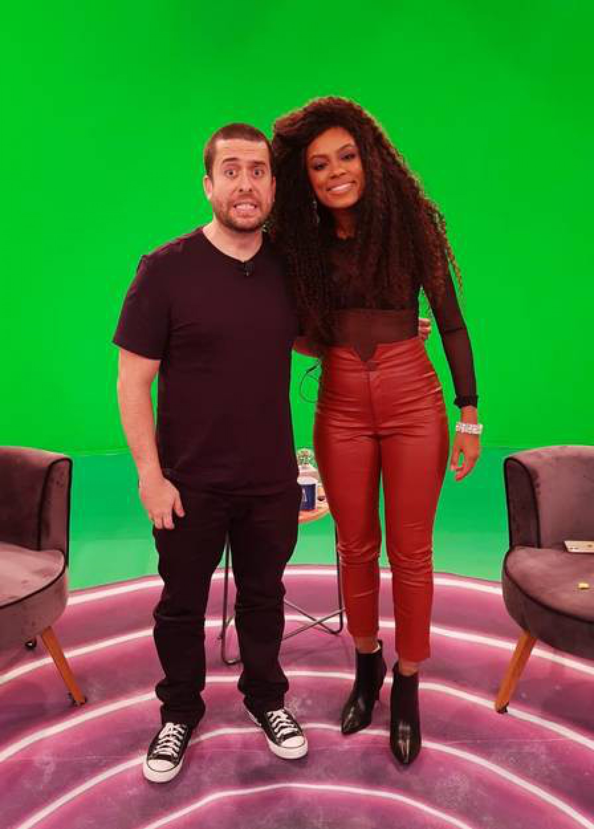 Lumena participou do programa 'Foi Mau', apresentado por Maurício Meirelles - Divulgação/RedeTV!