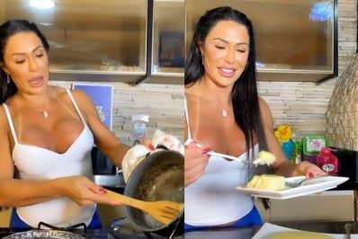 Vídeo! Gracyanne ensina receita de pudim de batata doce