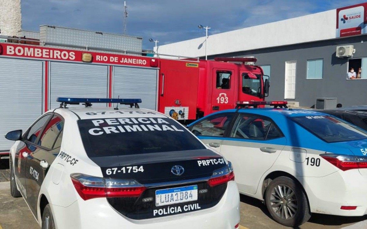 Pol&iacute;cia Civil e Militar acompanham as buscas pelo idoso