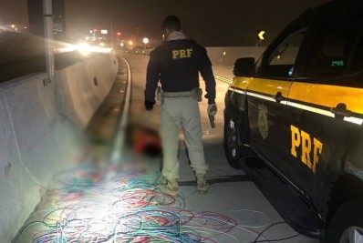 Polícia prende sete criminosos por furto de cabo de energia na Ponte Rio-Niterói