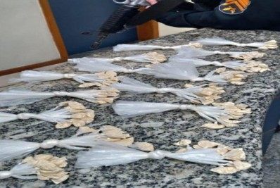 Miracema: Homem é preso com mais de 200 papelotes de cocaína 