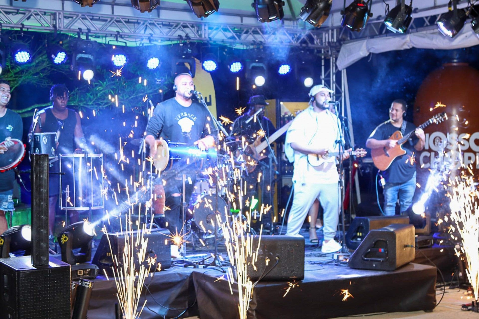 O Morro do Bonfim foi o palco da live transmitida pelo YouTube e Facebook da Prefeitura com dura&ccedil;&atilde;o de mais de quatro horas. - Divulga&ccedil;&atilde;o: Prefeitura de Mag&eacute;