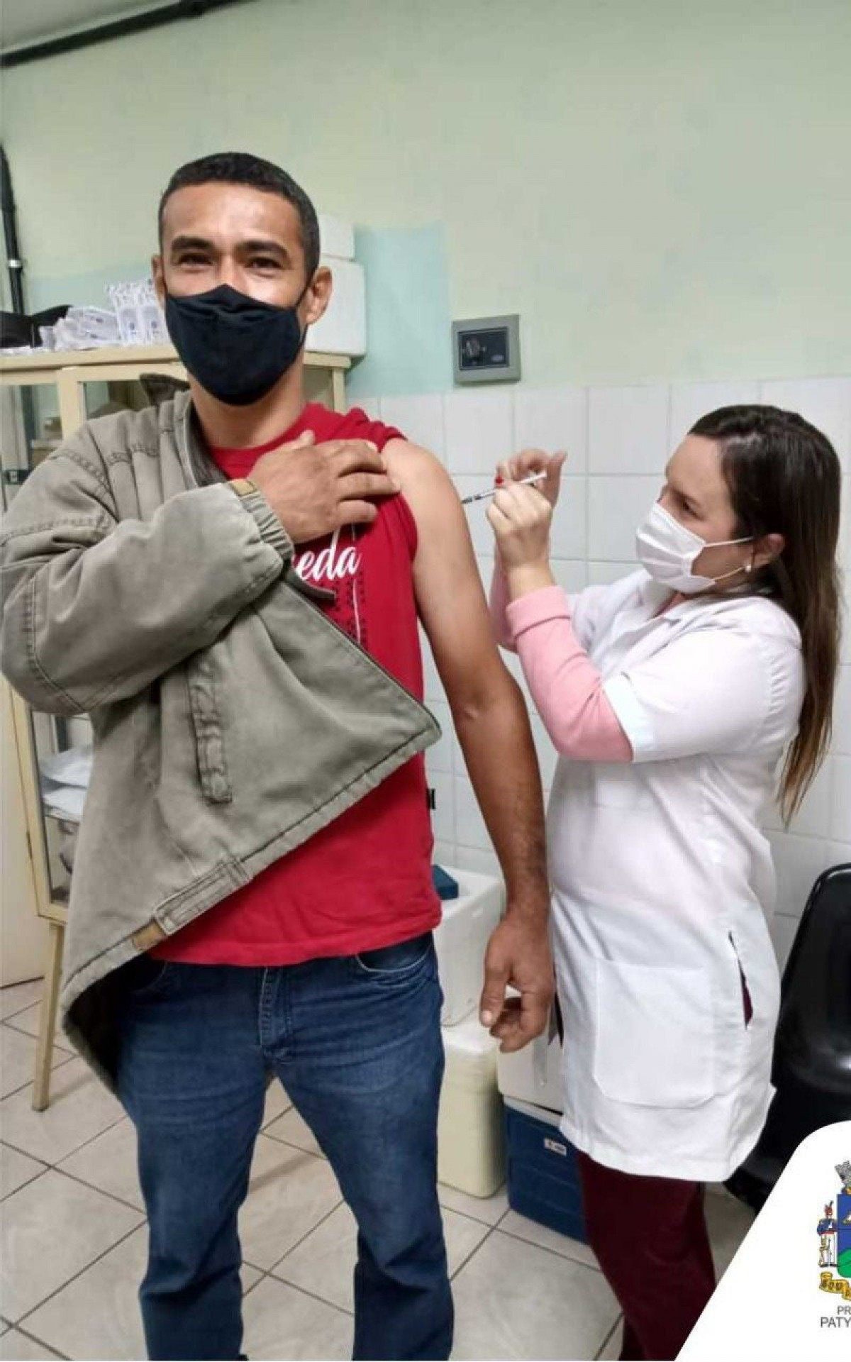 Paty recebeu primeiro lote da Pfizer nesta semana