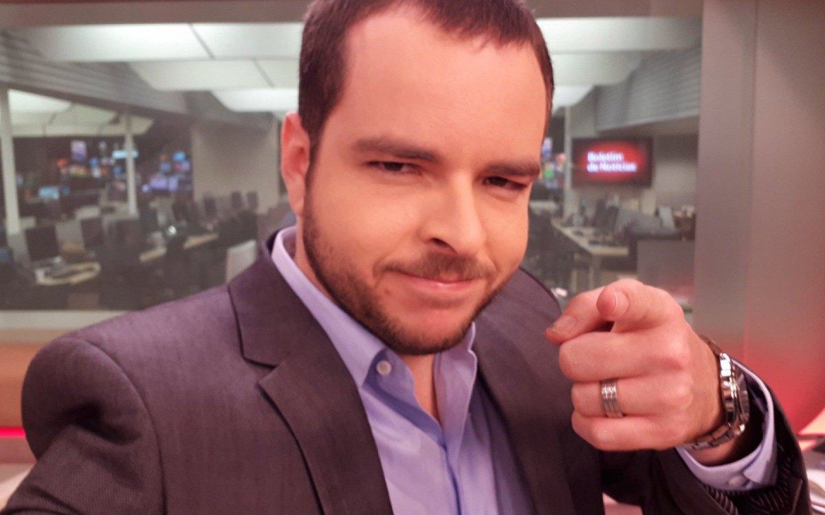 Erick Bang, apresentador da Globo News