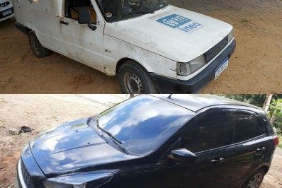 Santo Antônio de Pádua: Dois veículos usados em ataque à banco em Pirapetinga foram encontrados