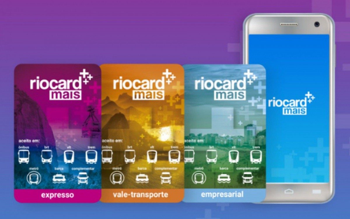 Esses são os atuais cartões de passagem no RJ - Riocard Mais / Divulgação
