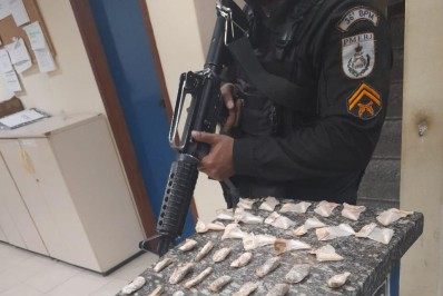 Santo Antônio de Pádua: 36° BPM apreende maconha e cocaína, após denúncia 