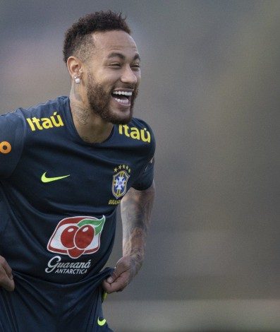 Descontraído, Neymar vai fazer de tudo para ser artilheiro e melhor jogador da competição  - Lucas Figueiredo/CBF