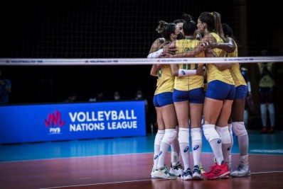 Brasil bate a Polônia e emplaca a oitava vitória na Liga das Nações feminina