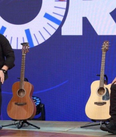 Israel e Rodolffo no 'Altas Horas' - Reprodução