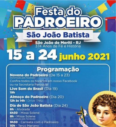 Funjuve participa da abertura da Festa do Padroeiro - Prefeitura de São  João Batista