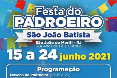 Festa do padroeiro São João Batista começa nesta terça com novena