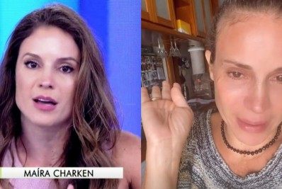 Ex-apresentadora do 'Video Show' chora ao relatar problemas financeiros