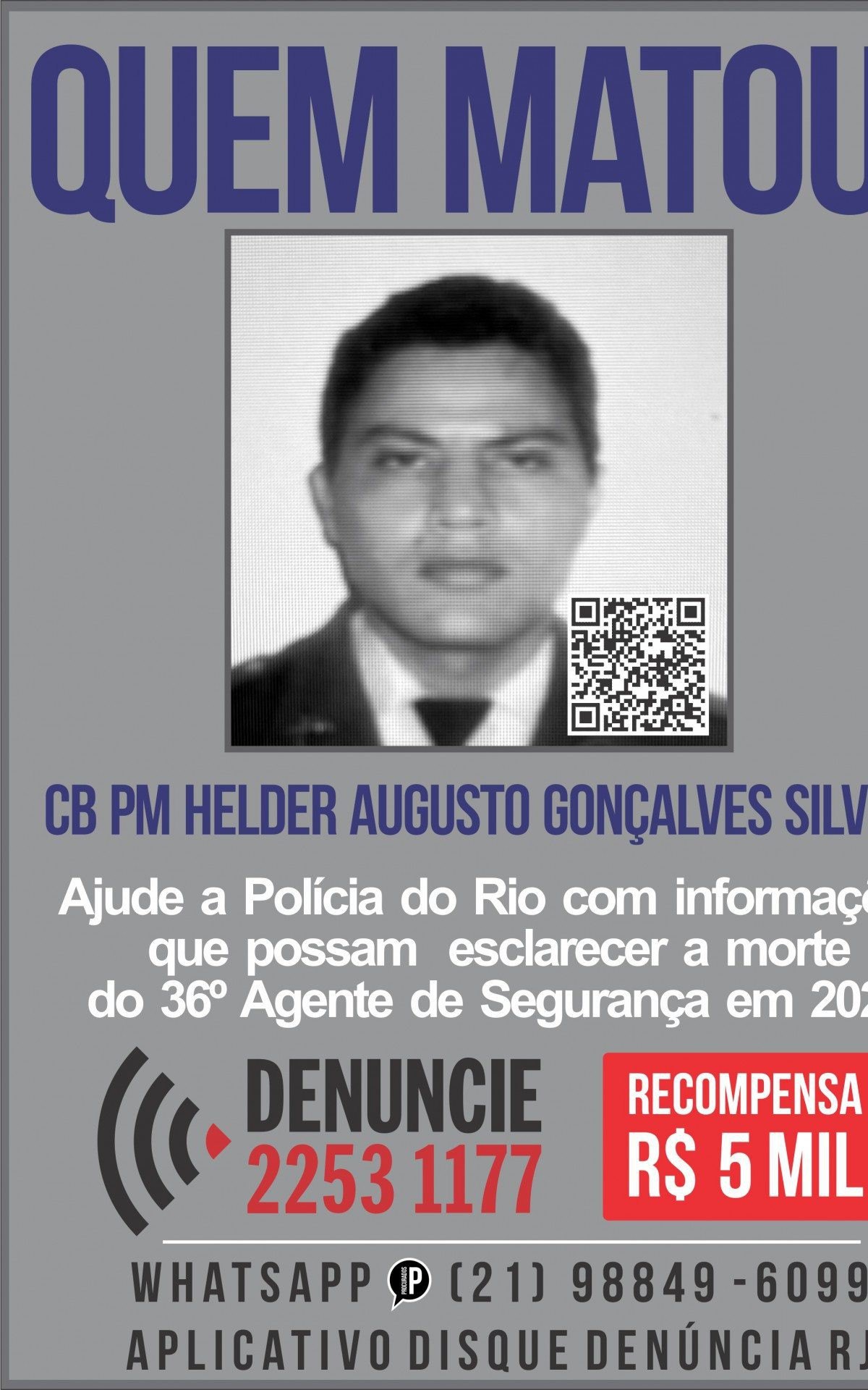 Pol&iacute;cia pede informa&ccedil;&otilde;es que possam levar &agrave; pris&atilde;o dos criminosos