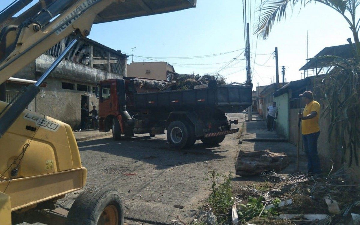 SMI recolhe cerca de 6,5 mil toneladas de entulho em tr&ecirc;s semanas