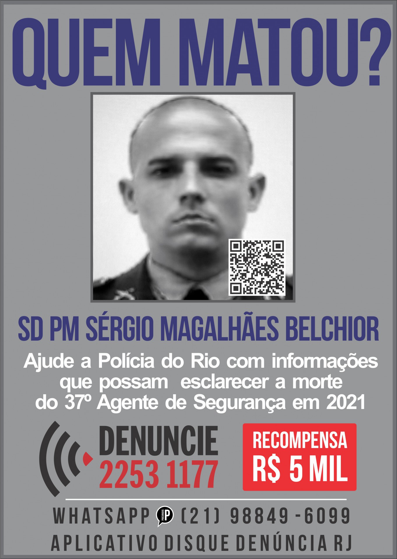 Polícia pede informações que possam levar à prisão dos criminosos - Disque-Denúncia / Divulgação
