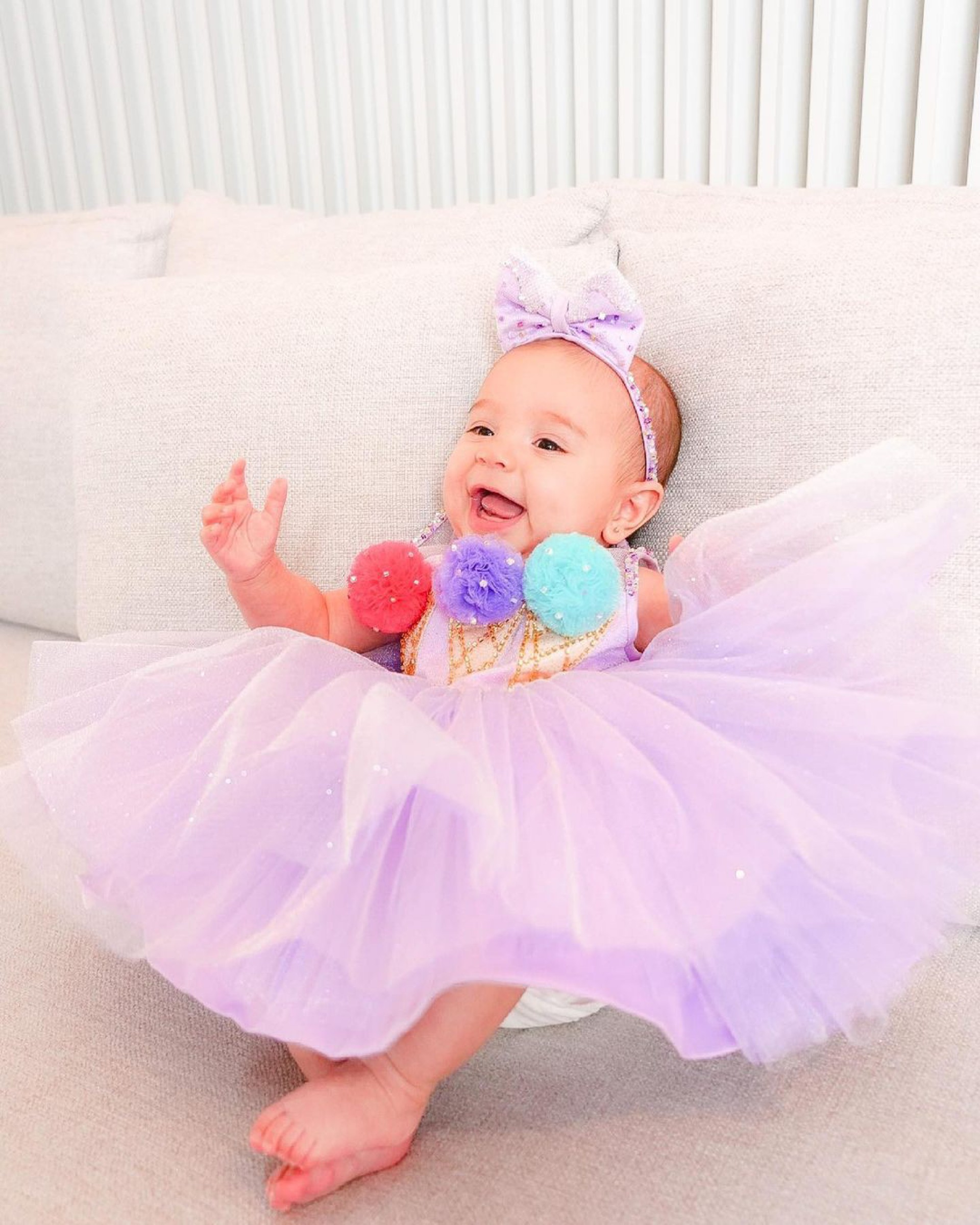 Raika, filha de Romana e Alok - Reprodução