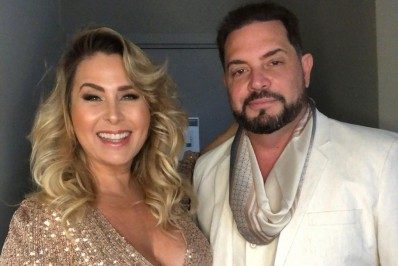 Conrado diz que ele e Andréa Sorvetão estão sofrendo 'heretofobia'