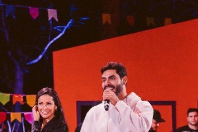 Juliette mostra bastidores da live com Rodolffo e Alceu Valença