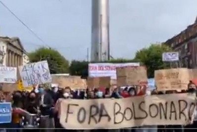 Insatisfação sem fronteiras: protestos contra Bolsonaro são registrados ao redor do mundo