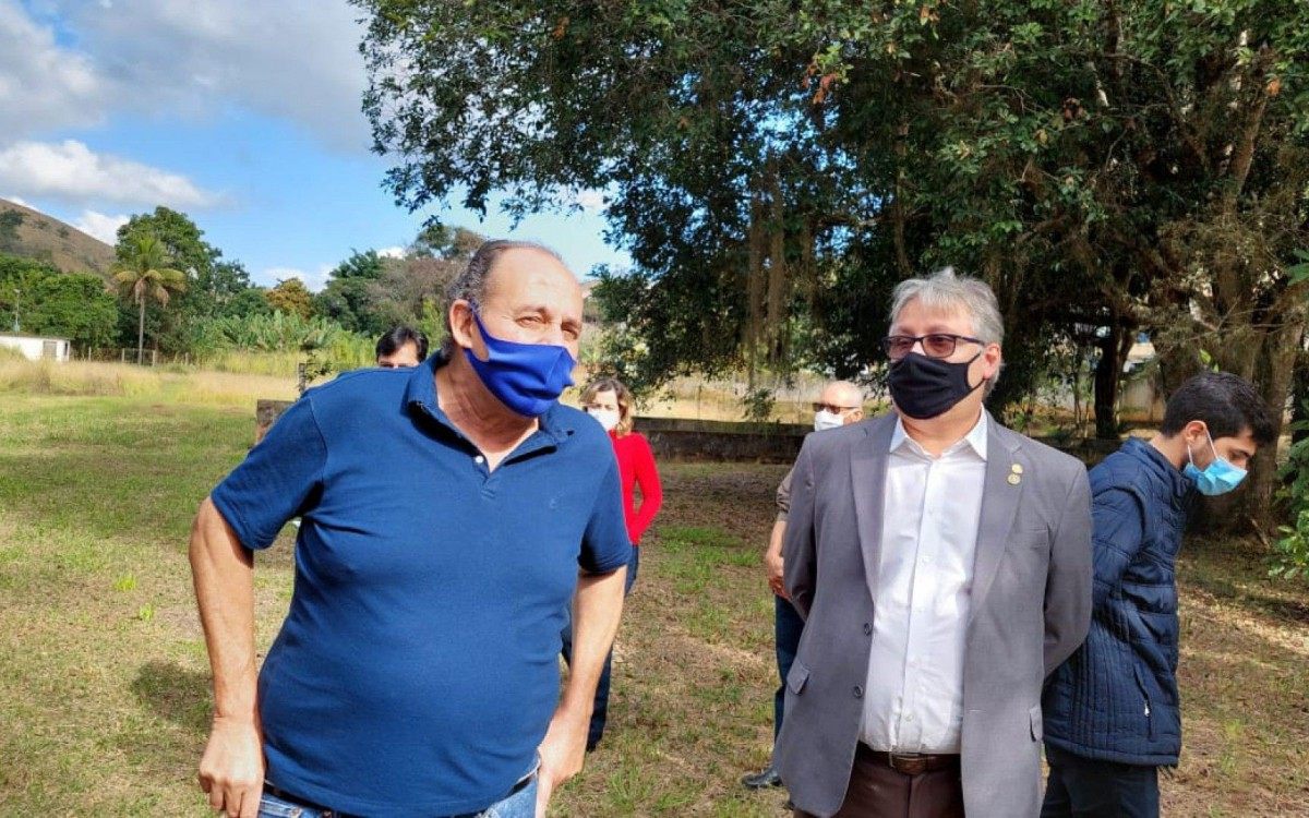 Deputado Eurico e o diretor-geral do IBC