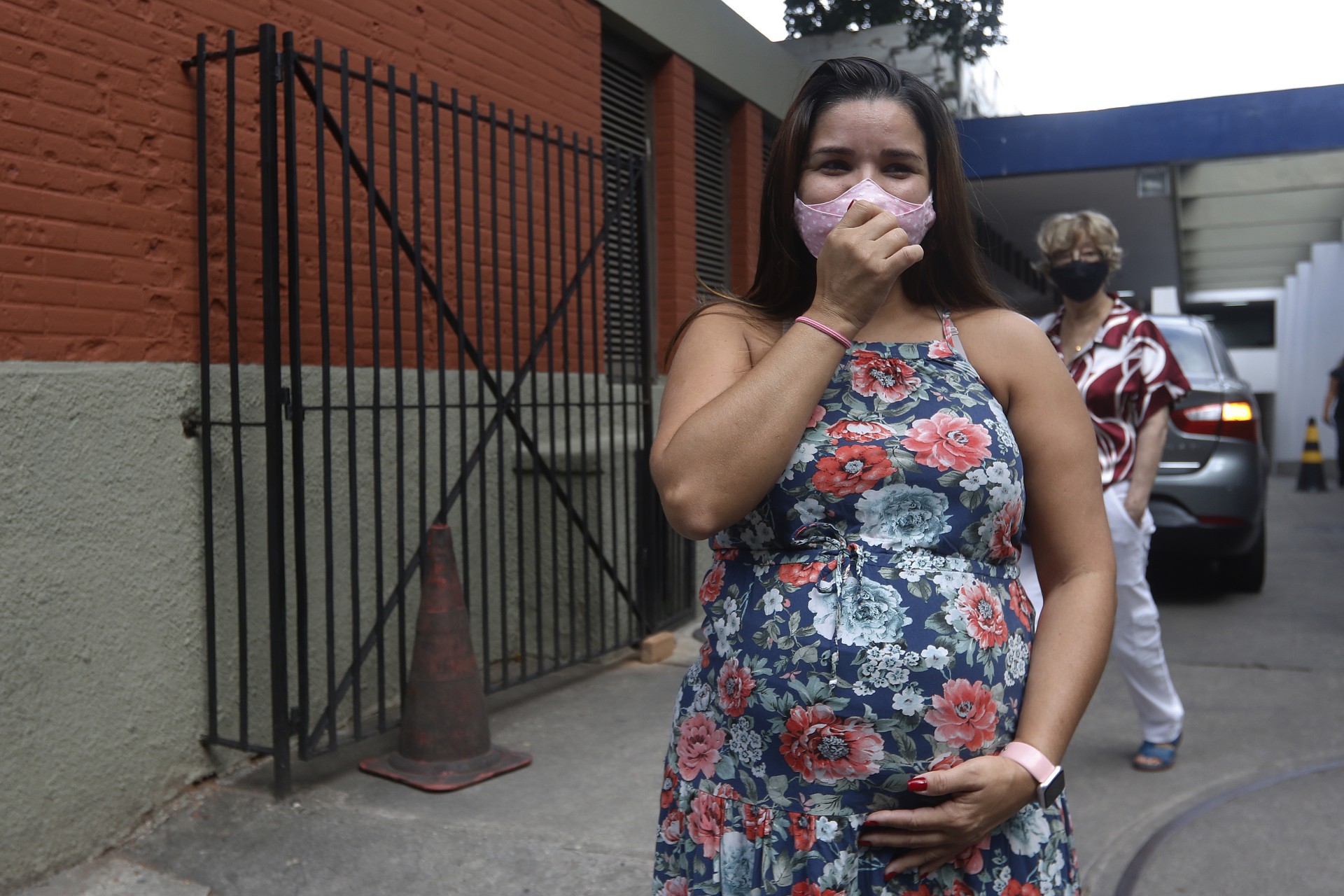 Aérike Rodrigues, de 37 anos, grávida de cinco meses - Reginaldo Pimenta / Agencia O Dia