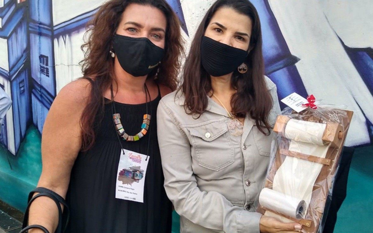 Cristiane Regis, presidente da Fundação Rio das Ostras de Cultura; e Danielle Barros, secretária de Estado de Cultura e Economia Criativa