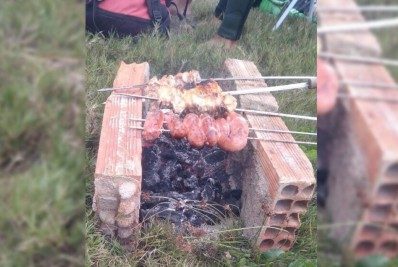 Fiscalização interrompe churrasco em área de preservação em Arraial do Cabo
