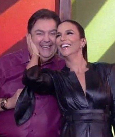 Fausto Silva e Ivete Sangalo - Reprodução